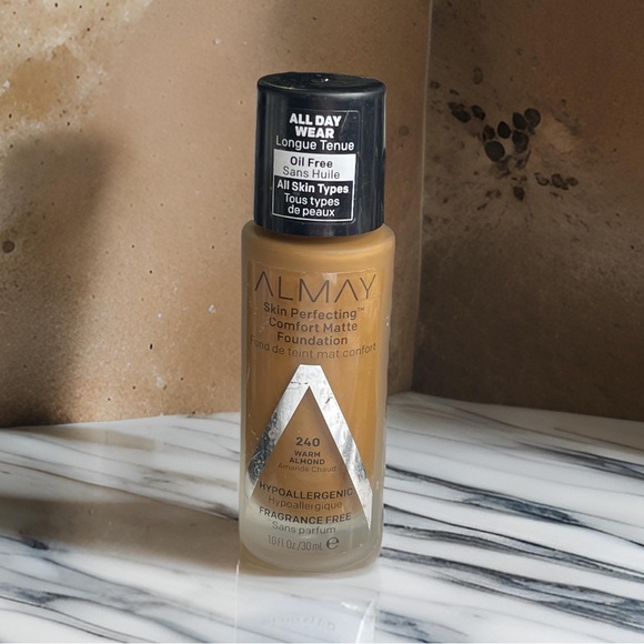 5/$25 ALMAY Skin Perfecting Comfort Matte Foundation •240 Warm Almond - Picture 3 of 14